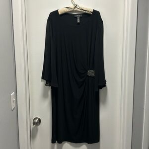 Dressy, black dress. Size 16